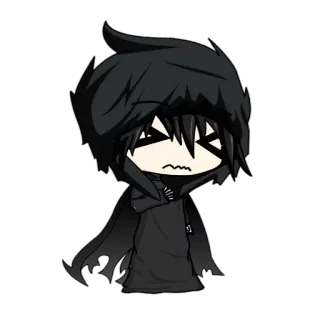 💔 Anime, Chibi, Kartun, Sosok Bertudung, Emo telegram sticker