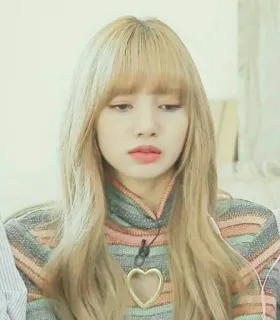 😐 Lisa kpop, idol, chanteur, lisa manoban, blackpink telegram sticker