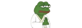☘ Pepe the Frog pepe, sapo, meme, meme da internet telegram sticker