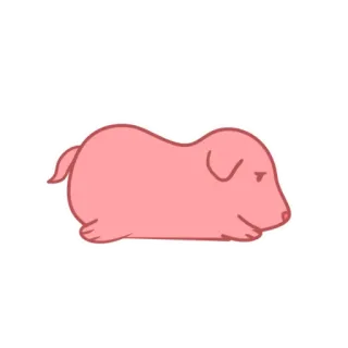 😢 狗, 可爱, 懒惰, 动物, 宠物 telegram sticker