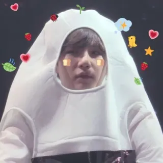 🍪 사람, 밥, 주먹밥, 귀여운, 카와이, 음식, 만화 telegram sticker