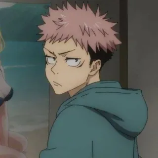 ➿ Yuji Itadori Jujutsu Kaisen Anime, Manga, Personnage, Jujutsu Kaisen, Yuji Itadori telegram sticker