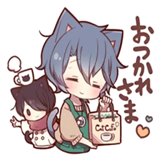 AUTUMN KITTEN whatsapp stickers