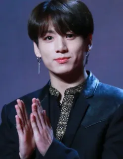 👏 Jungkook kpop, bts, певец, знаменитость, корейский, мужчина whatsapp sticker