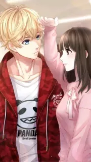 🍁 Anime, Cặp đôi, Tình yêu, Lãng mạn, Hoạt hình, Gấu trúc telegram sticker