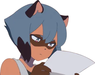 😠 Michiru Kagemori BNA: Brand New Animal Anime, Furry, BNA, Brand New Animal, Michiru, Kagemori whatsapp sticker