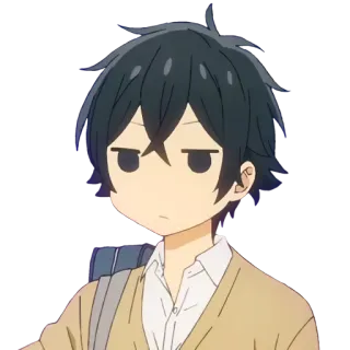 😐 Anime, Charakter, Manga, Aufkleber, Junge telegram sticker