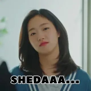 😩 SHEDAAA... telegram sticker
