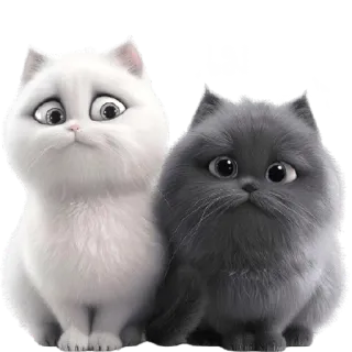 😔 เม кот, котёнок, милый, животное, питомец telegram sticker