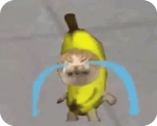 🌟 Banana Cat Banana Cat Meme telegram sticker