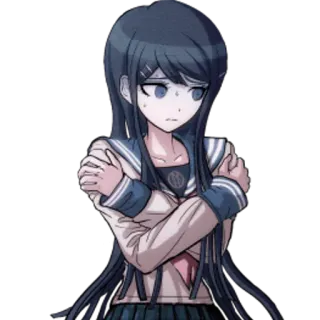 😨 Sayaka Maizono Danganronpa Anime, Uniforme scolastica, Ragazza, Danganronpa, Sayaka Maizono telegram sticker