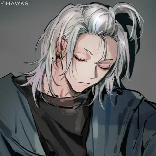 🌐 @HAWKS Anime, Personnage, Art, Dessin, Art numérique telegram sticker
