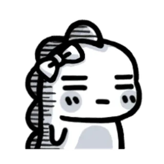 😅 dinosaurier, cartoon, süß, aufkleber whatsapp sticker