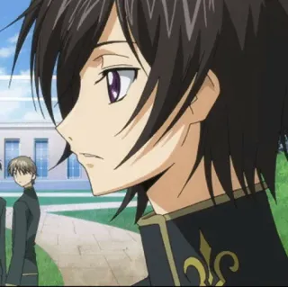 🥀 Lelouch Lamperouge Code Geass Anime, Code Geass, Lelouch, Personaggio, Animazione, Manga whatsapp sticker