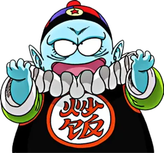 😈 Dragon Ball Anime, Dragon Ball, Kaisar Pilaf, Penjahat, Kartun telegram sticker