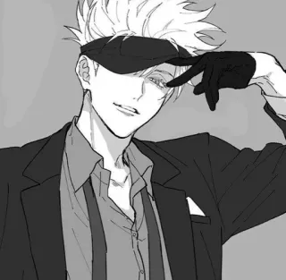 🌟 Gojo Satoru Jujutsu Kaisen アニメ, 漫画, 五条悟, 呪術廻戦, キャラクター telegram sticker