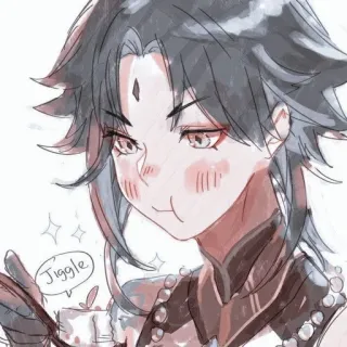 Сяо @mpankm :: @fStikBot telegram stickers