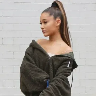 🌃 Ariana Grande อารีอานา กรานเด, นักร้อง, คนดัง, ผู้หญิง, ภาพเหมือน telegram sticker