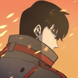 ♠️ anime, character, illustration, portrait whatsapp sticker