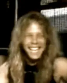 😆 James Hetfield musicista, heavy metal, rock, cantante, chitarrista telegram sticker