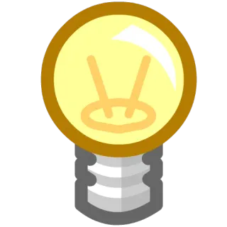 💡 ampoule, idée, lumière, électricité telegram sticker