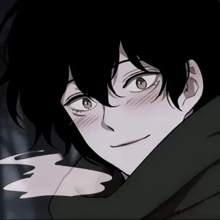 🕰 Anime, Manga, Karakter, Tersenyum, Seni, Kartun telegram sticker