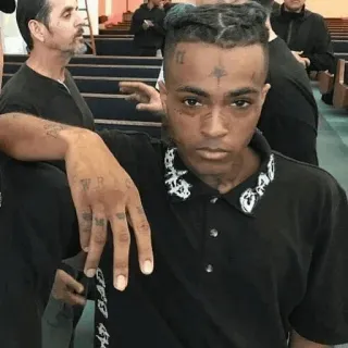🖤 XXXTentacion rapper, muziek, XXXTentacion, portret, artiest telegram sticker