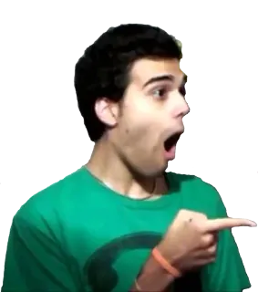 😵 chocado, apontando, animado, surpreso telegram sticker
