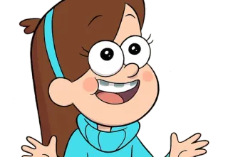 😍 Mabel Pines Gravity Falls cartoon, character, animated, mabel pines, gravity falls telegram sticker