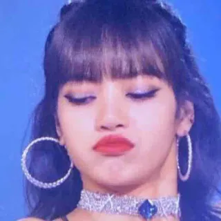 😕 Lisa Lisa, Blackpink, K-pop, cantora, idol, mulher telegram sticker