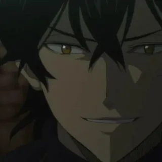 🥑 Yuno Black Clover Anime, Black Clover, Yuno, Mangá, Personagem telegram sticker