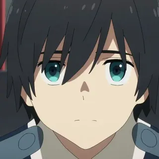 🦋 Hiro Darling in the Franxx Anime, Hiro, Darling in the Franxx, Postać, Manga telegram sticker