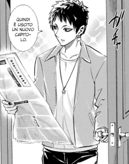 📰 QUINDI È USCITO UN NUOVO CAPITOLO. manga, character, anime, reading, paper, news telegram sticker