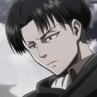 📷 Levi Ackerman Attack on Titan anime, attack on titan, levi, levi ackerman telegram sticker