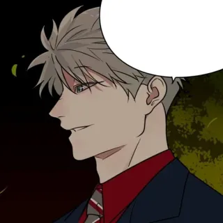 🕸 homme, animé, manga, personnage, costume, illustration whatsapp sticker
