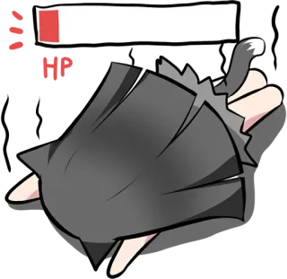 🦄 HP saúde, gato, anime, adesivo telegram sticker