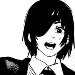 😃 Himeno Chainsaw Man anime, manga, himeno, chainsaw man telegram sticker