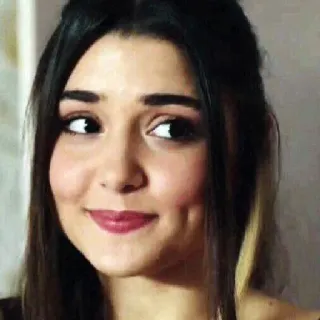 🙈 женщина, портрет, улыбается, ямочки telegram sticker