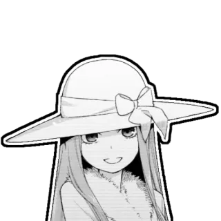 😊 Anime, Gadis, Topi, Manga, Wanita whatsapp sticker