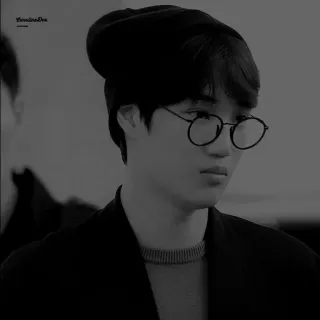 ✖️ Kai kpop, singer, glasses, man, exo, idol whatsapp sticker