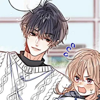 📼 Anime, Manga, Niedlich, Paar, Kunst whatsapp sticker