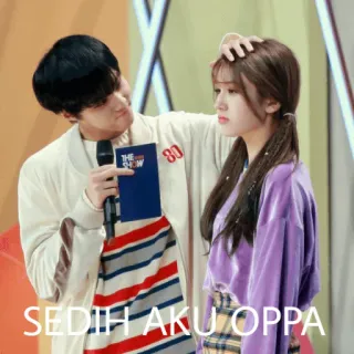 😢 SEDIH AKU OPPA K-pop, Idole, The Show, Asiatique, Célébrité telegram sticker