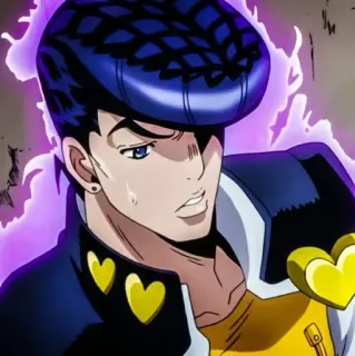 💎 Josuke Higashikata JoJo's Bizarre Adventure อนิเมะ, มังงะ, โจสุเกะ, โจโจ้, Diamond is Unbreakable telegram sticker