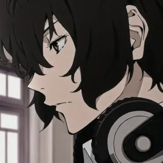 🪙 Anime, Nhân vật, Minh họa, Tai nghe, Con trai telegram sticker