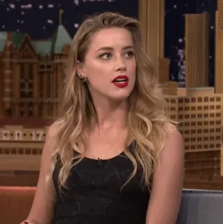🧜‍♀ Amber Heard актер, женщина, портрет, блондинка, знаменитость telegram sticker