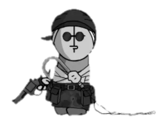 😉 madness combat, violence, gun, weapon, crowbar telegram sticker