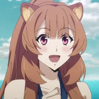 🥳 Raphtalia The Rising of the Shield Hero Anime, Süß, Mädchen, Raphtalia, Tanuki, Rising of the Shield Hero whatsapp sticker