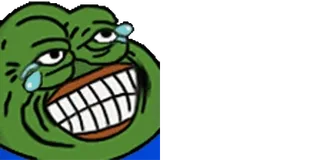 💣 Pepe the Frog meme, frog, Pepe, laughing, crying whatsapp sticker