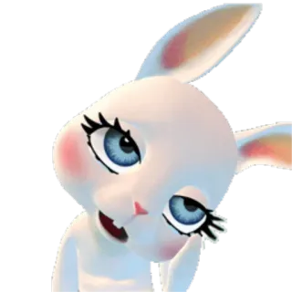 🤦‍♂️ зайчик, милый, животное, мультфильм, кролик whatsapp sticker