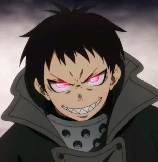♥️ Shinra Kusakabe Fire Force anime, fire force, shinra, kusakabe, anime character telegram sticker
